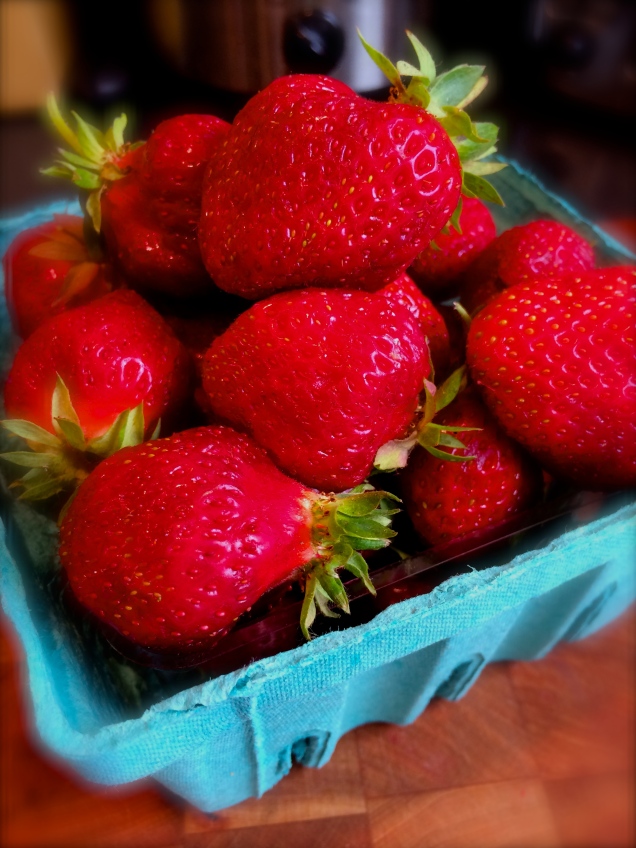 When you see strawberries this red and juicy, buy as many as you can eat.
